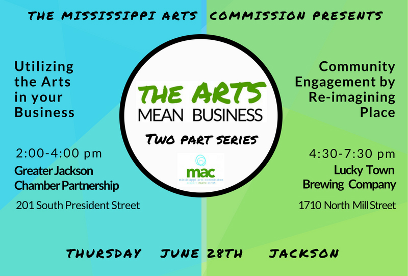 Arts Means Business workshop schedule, June 2018