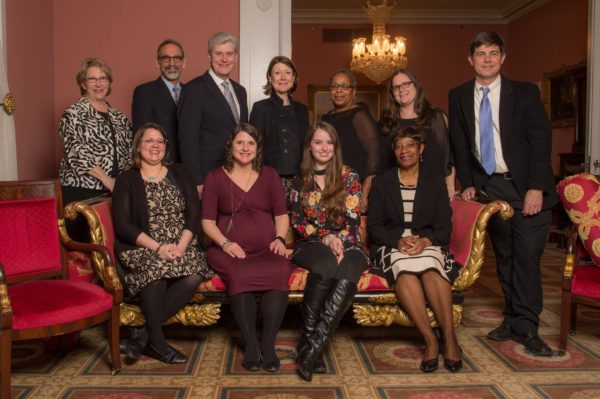 Mississippi Arts Commission staff with Governor, February 2018