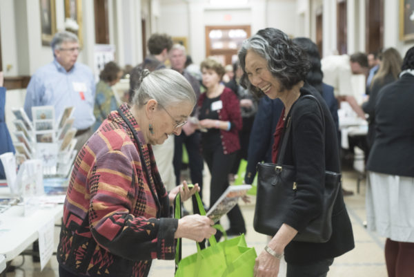V.A. Patterson and Betty Wong at the 2019 Arts Day at the Capitol