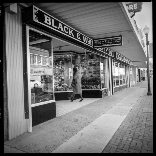 "Black and White Department Store" by Betty Press
