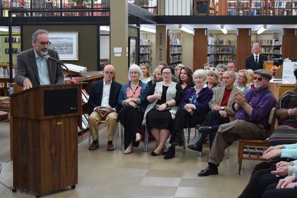 Malcolm White speaking at the Lincoln County Public Library, Brookhaven, Mississippi