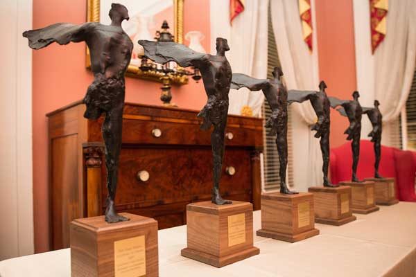 Governor's Arts awards on display in the Mississippi Governor's Mansion