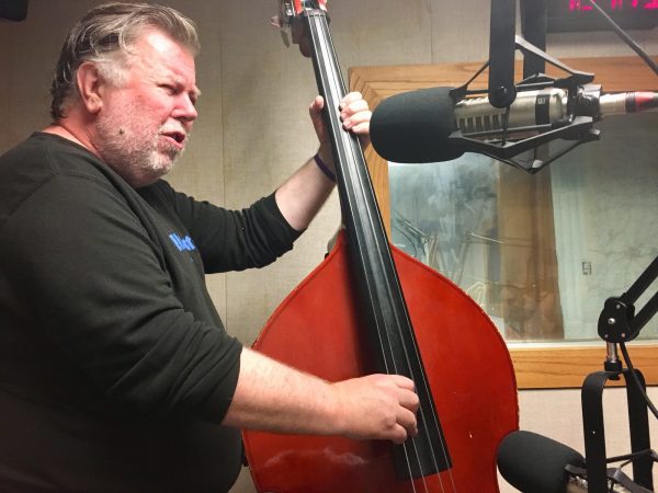 Bassist Raphael Semmes performing on the Mississippi Arts Hour radio show