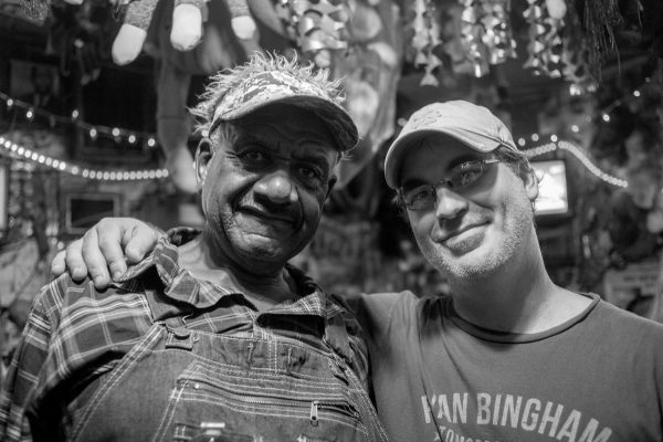 Club owner Willie Seaberry and photographer Will Jacks, Merigold, Mississippi