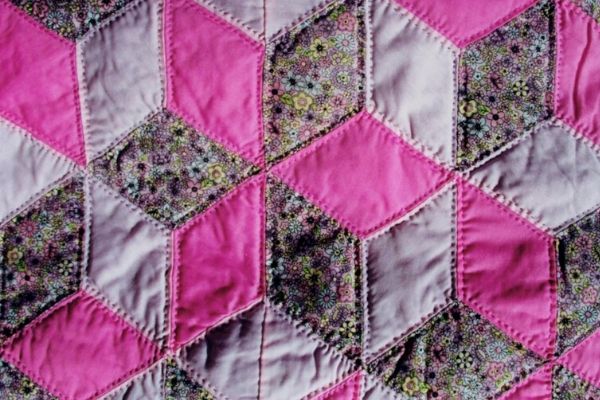 detail of quilt top