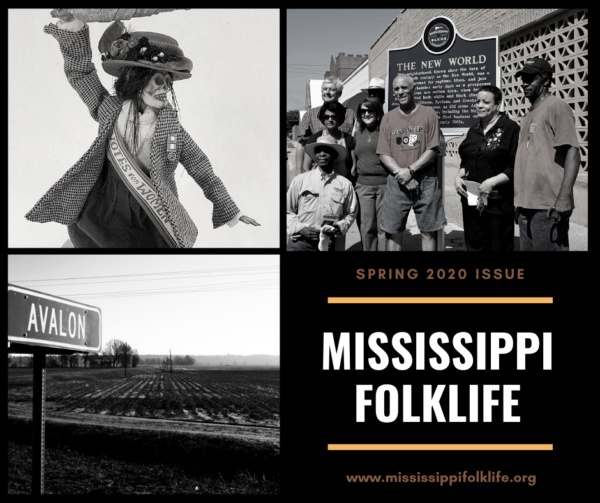 Mississippi Folklife Journal, Spring 2020