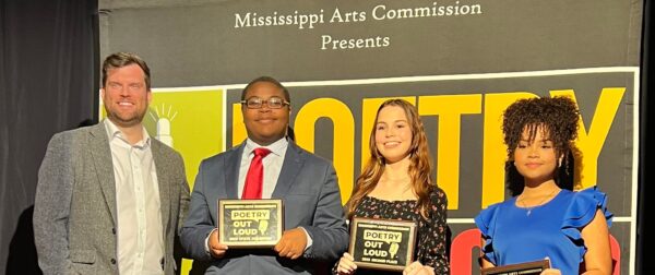 Photo 1 MAC ED David Lewis and 2023 MS POL Campion Edward Wilson first runner up Kalen Wallace and second runner up Melany Carrasco - cropped