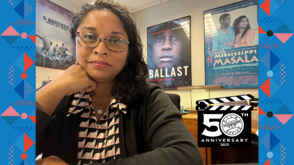 Nina Parikh MS Film Office logo 50th anniversary