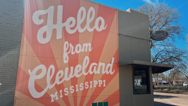 "Hello from Cleveland Mississippi" Clevelands, first mural!