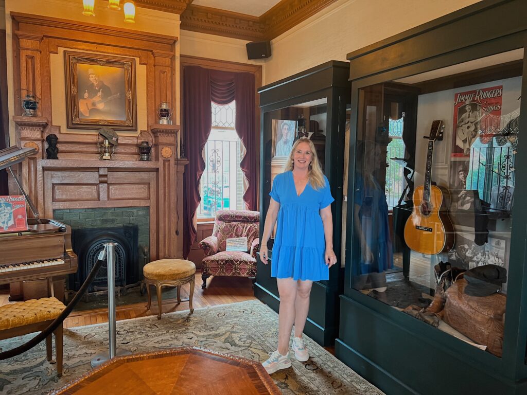 Leslie Lee at the Jimmy Rodgers Museum