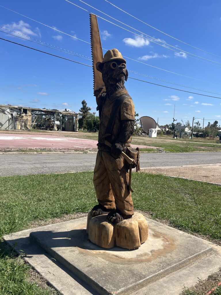 2023 Great Delta Bear Affair Carved Bear in Rolling Fork