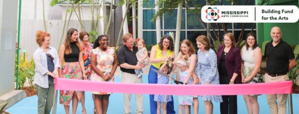 Ribbon Cutting at the Mississippi Children's Museum Literacy Garden