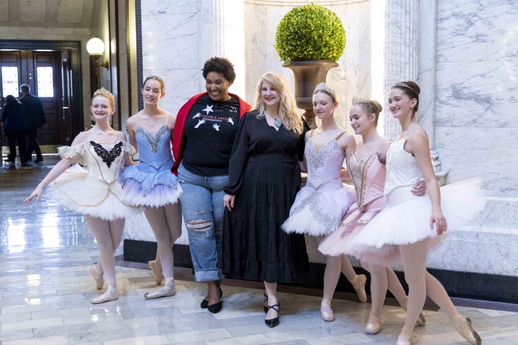 2025 Arts Day at the Capitol guests and ballerinas